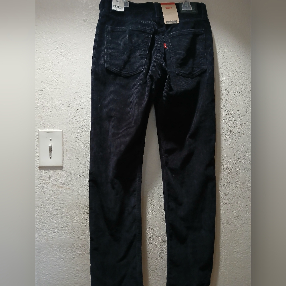 levis size 27x 30 Black Corduroy Pants - Picture 4 of 4